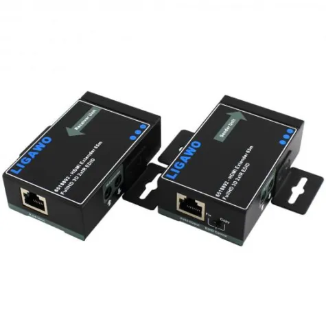 Bild: Erleben Sie hochwertige HDMI Signalübertragung ohne Störungen mit dem Ligawo 6518892 HDMI Extender Set