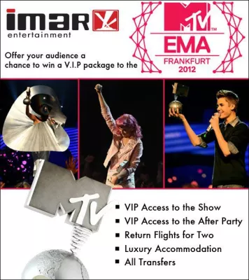 Bild: MTV Europe Music Awards 2012 | Haben Sie Ihre Marketing-Aktion schon geplant?