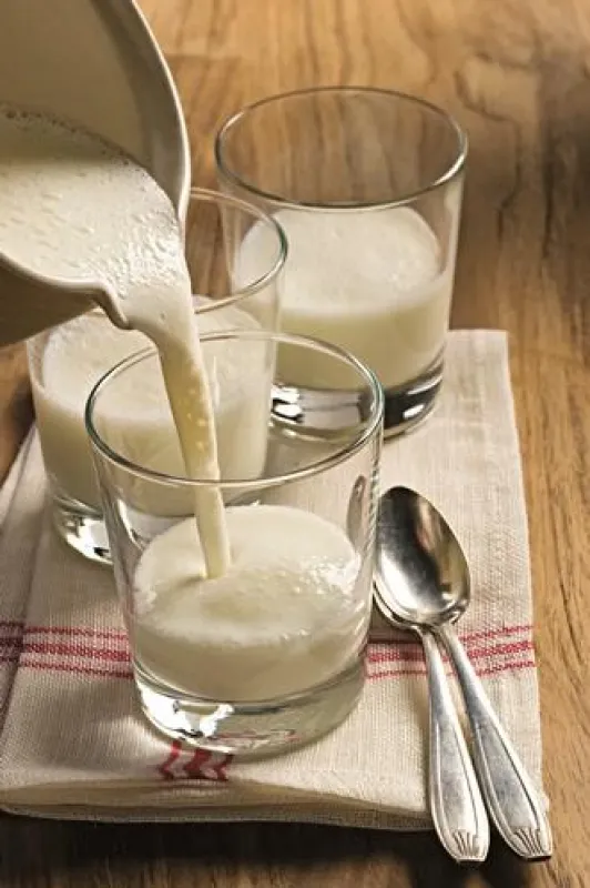 Bildunterschrift: Buttermilch erfrischt und ist kalorienarm. Bildquelle: LVBM