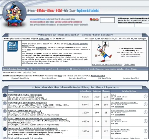 Bild: informatikBoard.ch: Das Weiterbildungs- und Computerforum aus der Schweiz