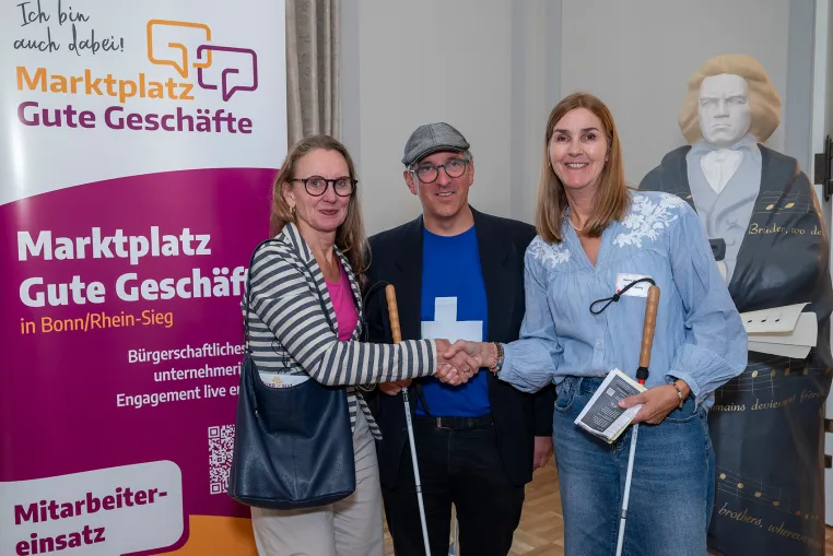 Bild: SC Lötters schließt zwei neue „Gute Geschäfte“ auf Bonner Marktplatz ab