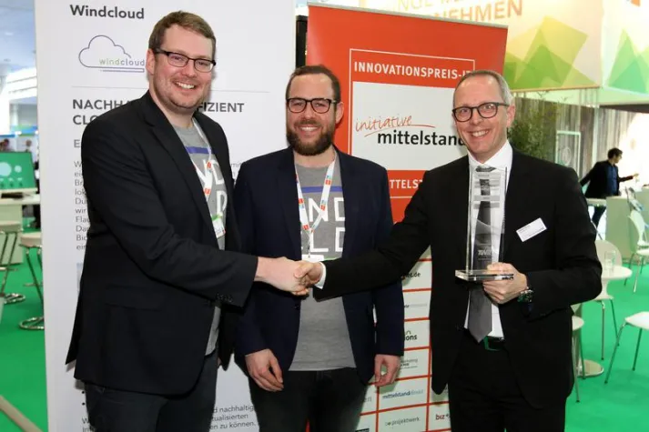 Bild: Windcloud siegt beim Innovationspreis-IT 2016 der Initiative Mittelstand