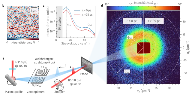 Bild: Nanoskalige Dynamik mit weicher Röntgenstrahlung beobachten