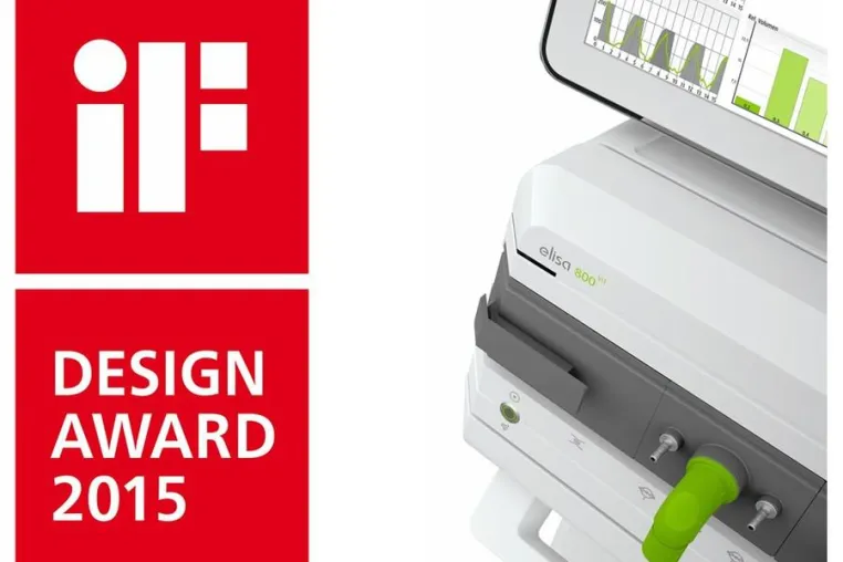 Bild: Medizin meets Design: Design-Award für das Intensivbeatmungsgerät ELISA 800 VIT