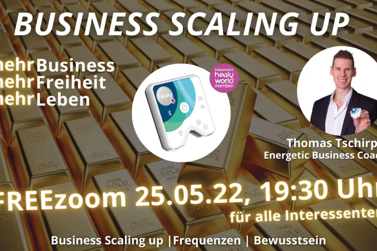 Bild: Business Scaling up - Mit Frequenzgerät mehr Business erzielen