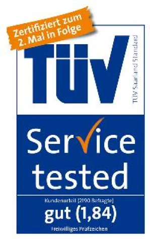 Bild: Servicequalität der BKK Dr. Oetker TÜV-geprüft - Optimaler Kundenservice als Unternehmensphilosophie