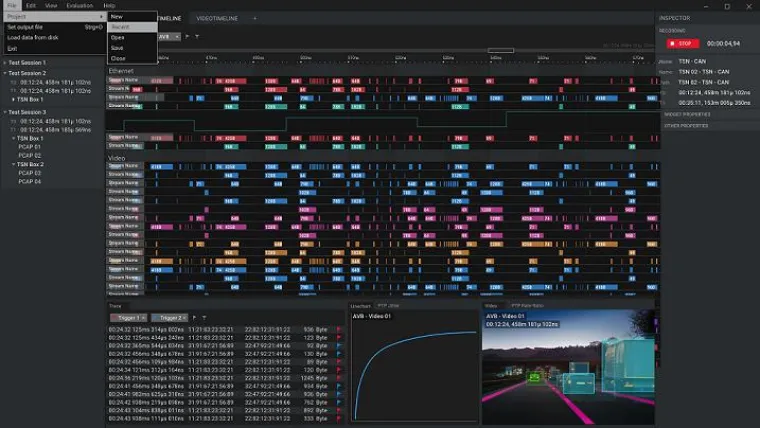 Bild: Modernste Messtechnik für Time Sensitive Networks in der Fahrzeugindustrie