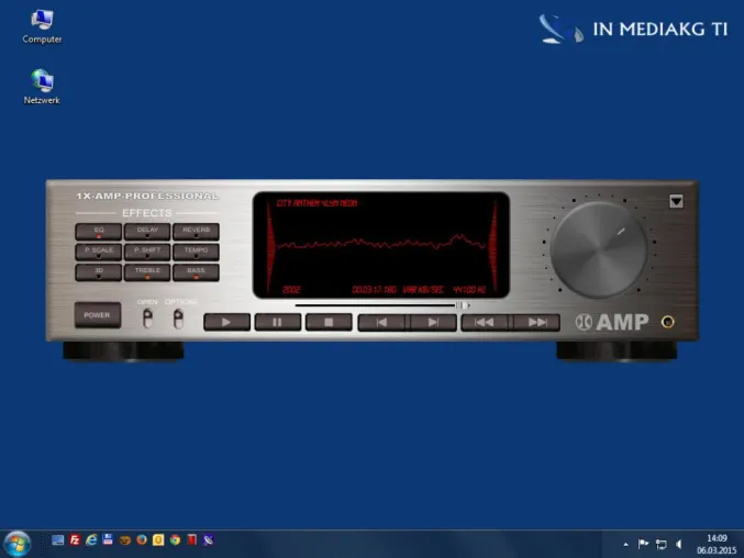 Bild: Audio Player 1X-AMP neue 2017er Version