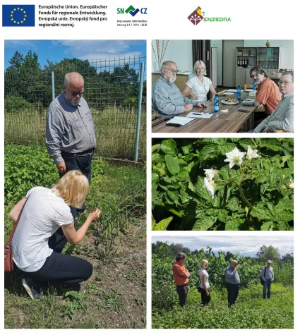 Bild: Projektberatung und Exkursion zu Musteranbauflächen historischer Pflanzen