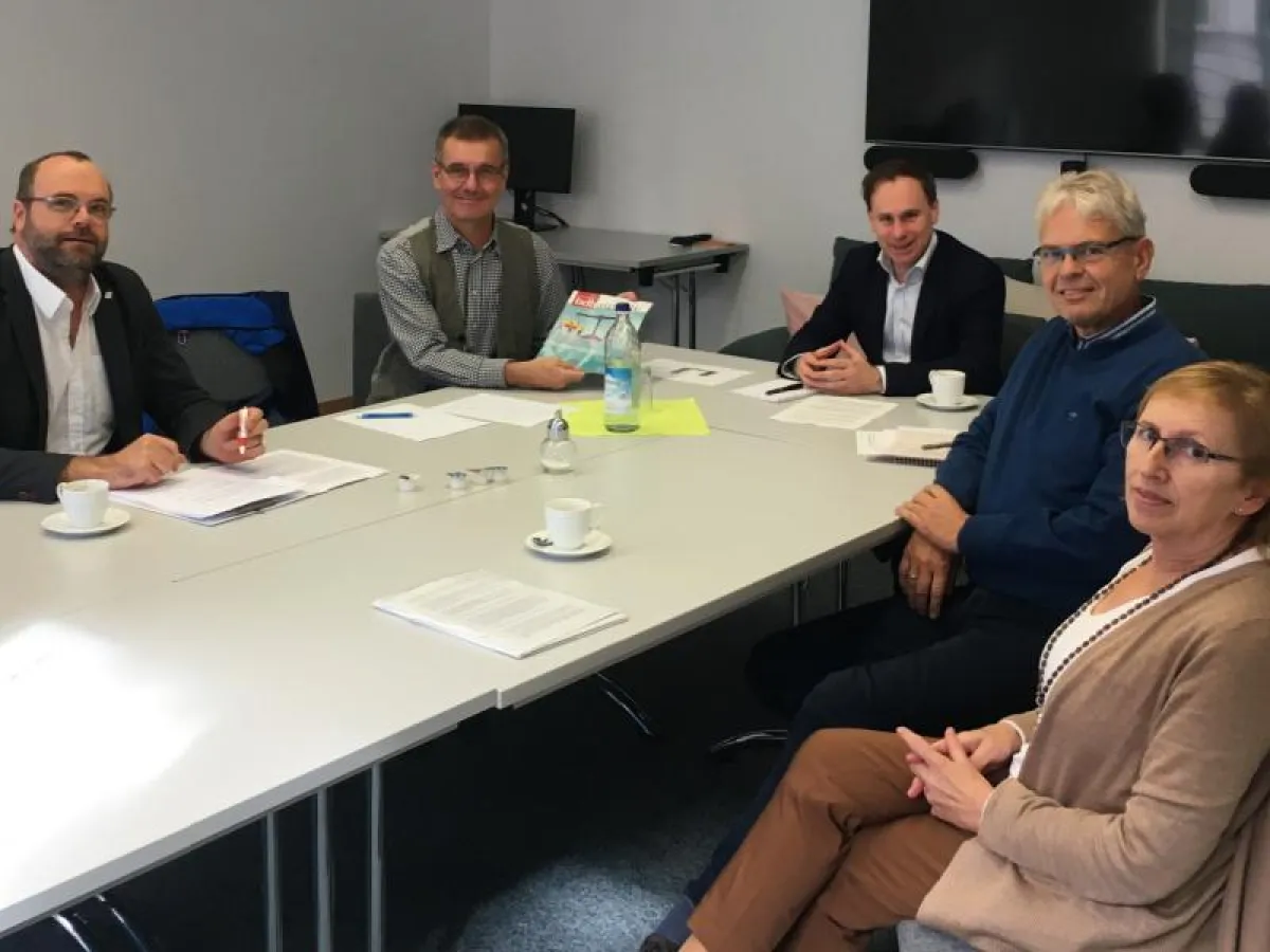 v.l.n.r.: Jochen Halbreiter, Frank Staeck, Volker Ullrich, Peter Berger, Marianne Berndorfer (c) BdB