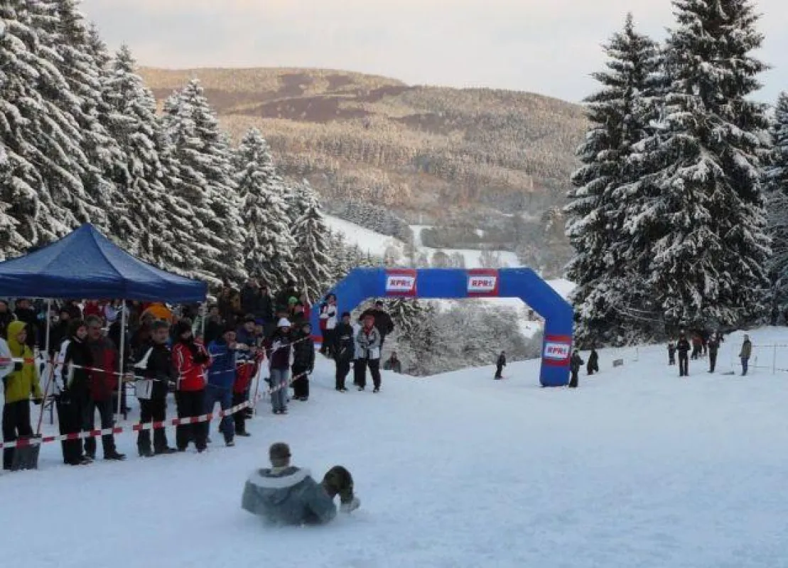 Die Rennpiste in der Wolfsschlucht