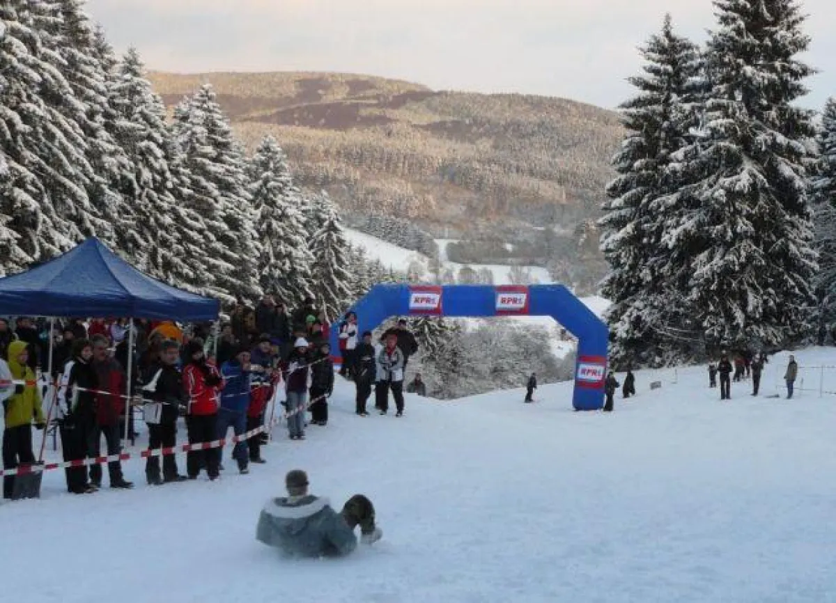 Die Rennpiste in der Wolfsschlucht