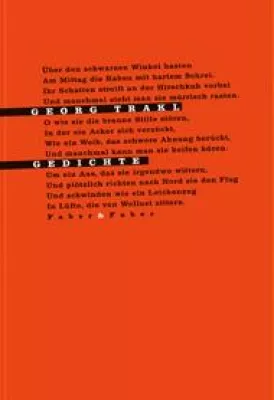 Bild: Faber & Faber - »Georg Trakl. Vorahnungen, Verwandlungen, musikalische Offenbarungen«