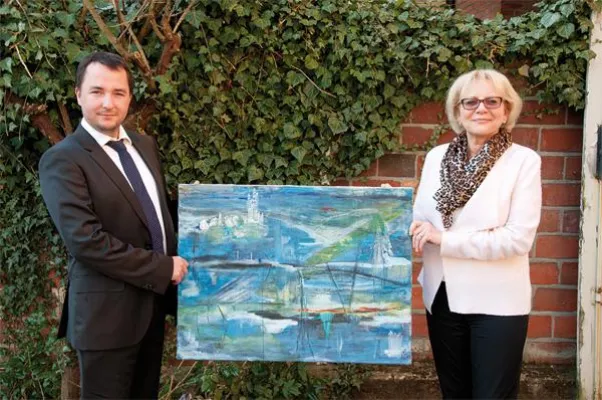 Bild: Vernissage im OTTO STÖBEN-Büro Itzehoe