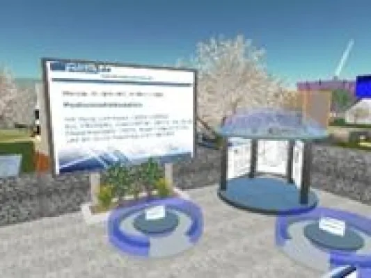 Bild: G8-Gipfel in Second Life:  Diskutieren ohne Zaun und Bannmeile