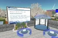 Bild: G8-Gipfel in Second Life:  Diskutieren ohne Zaun und Bannmeile