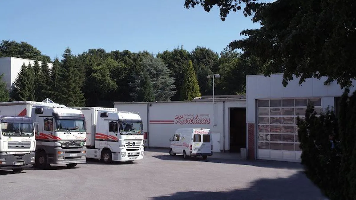 Der Fuhrpark der Spedition Karthaus in Remscheid. Bild: Karthaus
