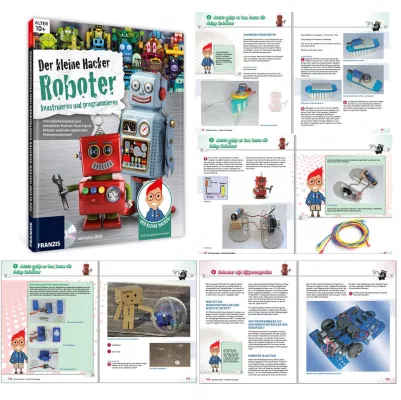 FRANZIS Neuerscheinung: Roboter konstruieren und programmieren für Einsteiger und Kinder Bild: FRANZIS Neuerscheinung: Roboter konstruieren und programmieren für Einsteiger und Kinder