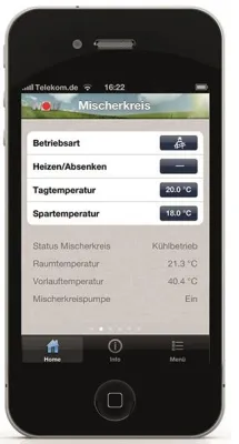 Bild: Gebäudetechnik per Smartphone steuern