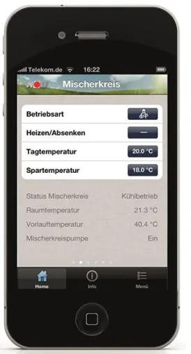 Bild: Gebäudetechnik per Smartphone steuern