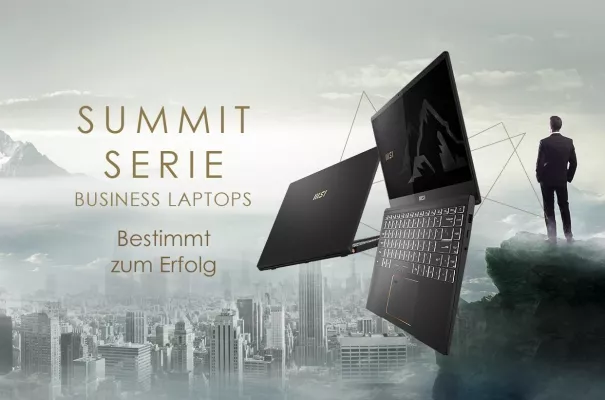 MSI präsentiert Laptop-Reihe für den Business-Bereich Bild: MSI präsentiert Laptop-Reihe für den Business-Bereich