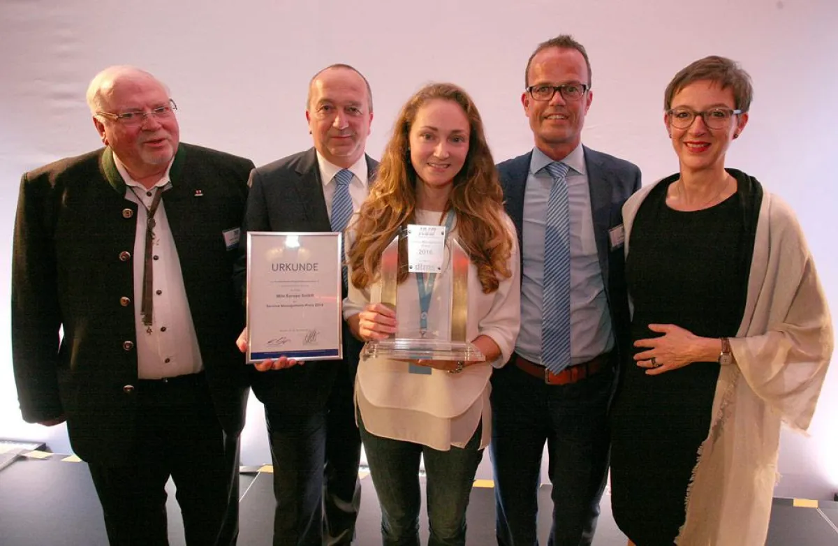 Die Gewinner des 25. Service-Management-Preises: Mila Europe GmbH
