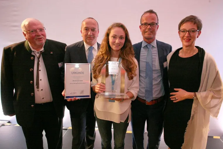 Bild: Start Up-Unternehmen Mila Europe GmbH gewinnt 25. Service-Management-Preis des KVD