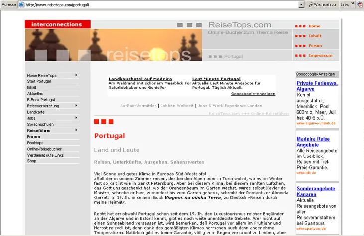 Bild: Online Reiseführer Portugal