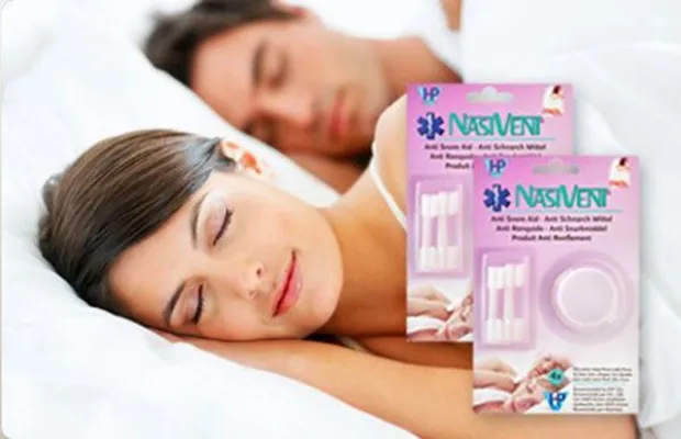 Bild: NASIVENT® - Anti Schnarch Mittel - Neue Lösung gegen schnarchen aufgrund verminderter Nasenatmung