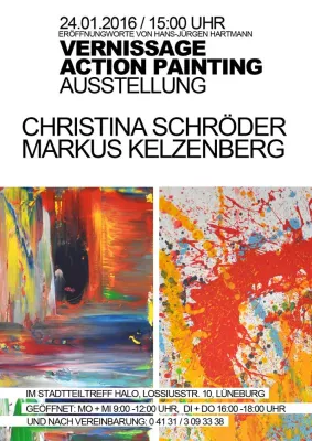 Bild: Vernissage Action Painting