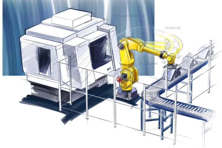 Bild: Aberle Automation mit Robotersteuerung und Lagerverwaltungssystem auf der LogiMAT 2008