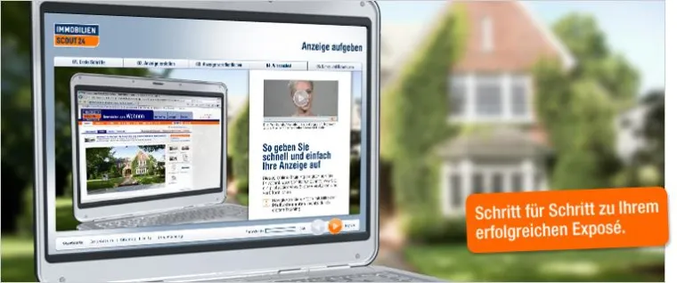 Immobilien erfolgreich vermarkten – neues E-Learning von ImmobilienScout24 zeigt, wie’s geht Bild: Immobilien erfolgreich vermarkten – neues E-Learning von ImmobilienScout24 zeigt, wie’s geht