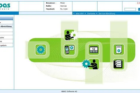 Bild: ABAS - Serviceleistungen im Griff