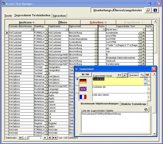 Access Text Manager: Neues Tool für Microsoft Access Entwickler Bild: Access Text Manager: Neues Tool für Microsoft Access Entwickler