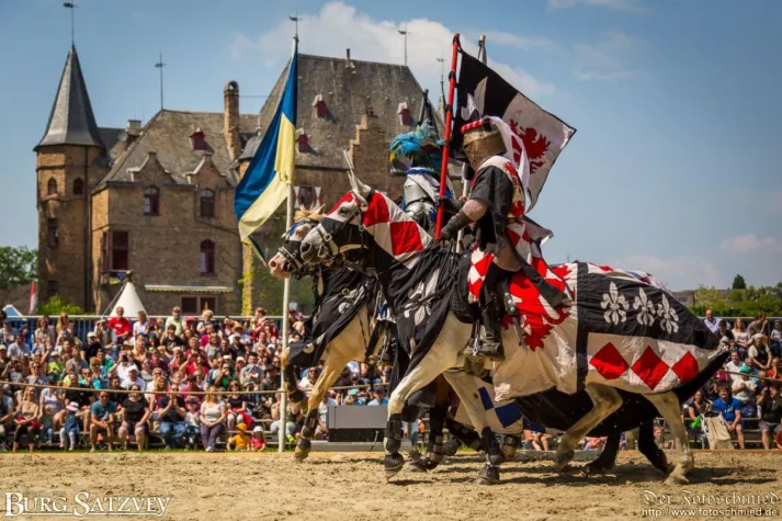 Bild: Ritterfestspiele auf Burg Satzvey im September 2023