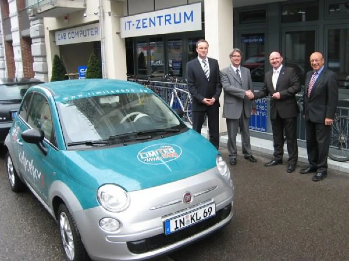 v.links: M. Wagner, K.Sell (CAB) sowie F. Thomsen und A. Schwab (Kaspersky)