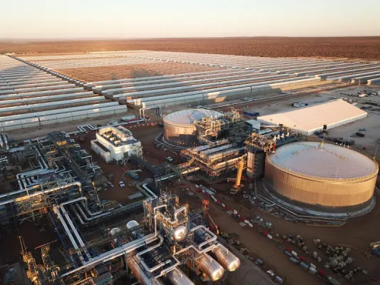 Bild: Erste Dampferzeugung im Kathu Solar Park in Südafrika
