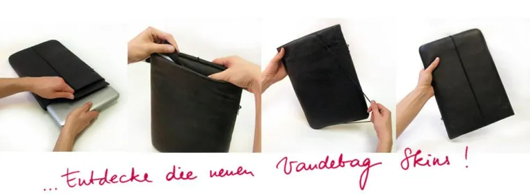 Die neuen VANDEBAG Skins - Schlicht, smart und einfach schön Bild: Die neuen VANDEBAG Skins - Schlicht, smart und einfach schön