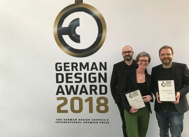Bild: Doppelter Erfolg für die3 beim German Design Award 2018