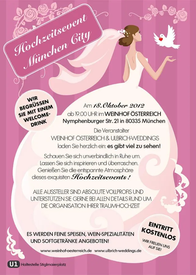 1. HOCHZEITSEVENT München City