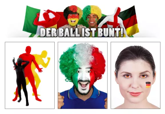 Bild: Fanartikel für die Fußball-WM 2014 in Brasilien