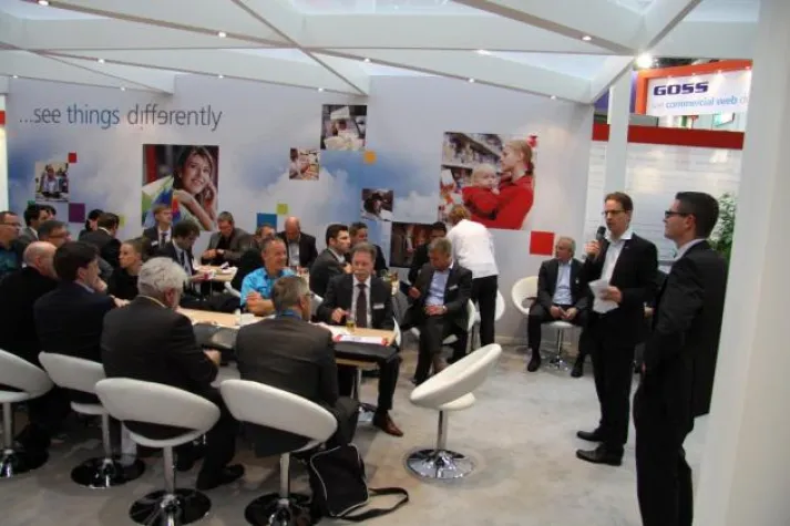 Kunden von Meyle+Müller als VIP´s zu Gast auf der drupa 2012 in Düsseldorf Bild: Kunden von Meyle+Müller als VIP´s zu Gast auf der drupa 2012 in Düsseldorf