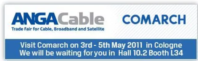 Bild: Comarch ist Aussteller auf der ANGA Cable 2011 in Köln