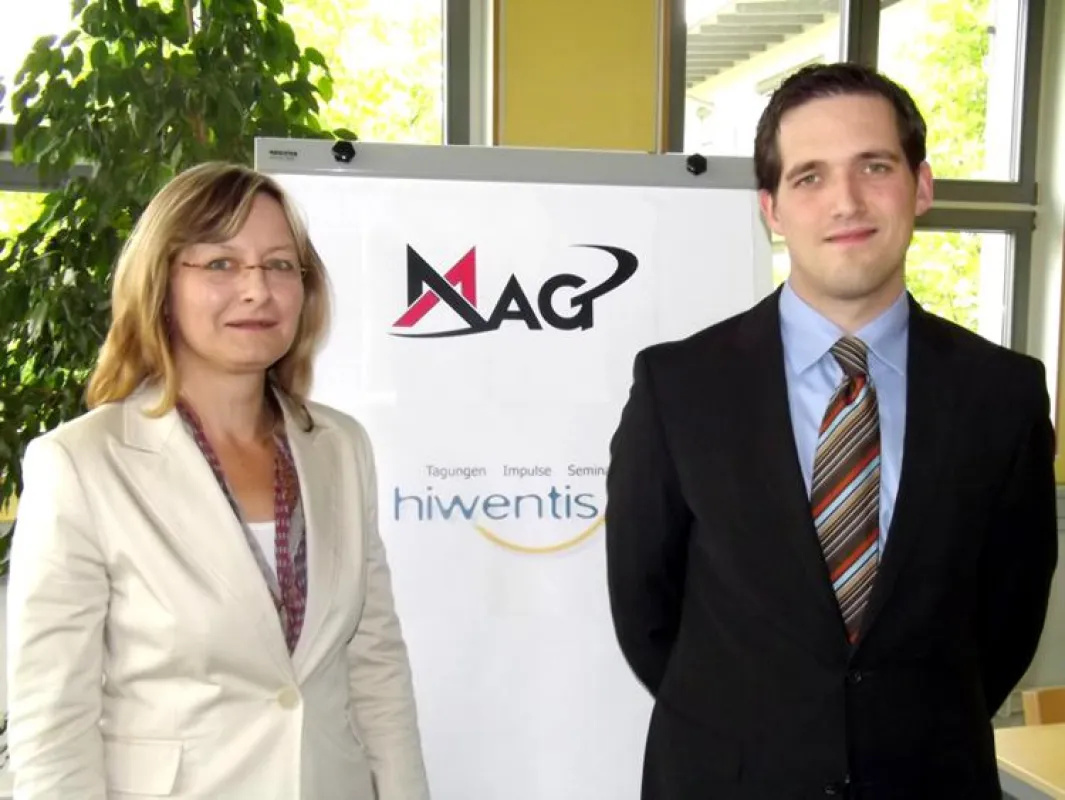 Zusammenarbeit in der Personalentwicklung Gabriele Hildwein (hiwentis) und Kevin Friedmann (MAG)