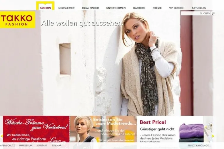 Bild: Neustart mit HDNET: Takko Fashion mit neuer Webseite