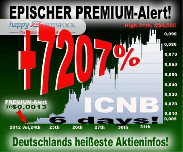 Bild: Happy Hotstock erfolgreiche Börsenbrief-Bilanz 2012 mit Rekordaktie