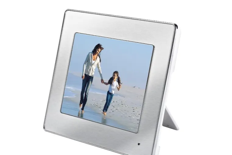 Bild: Digitaler Bilderrahmen AgfaPhoto AF5080MS im Ultra-Slim-Design mit 8 Zoll-Display