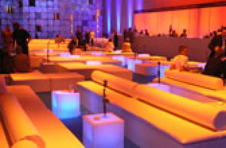 Bild: Der größte Aussteller der Event Inside präsentiert sich mit drei Ständen