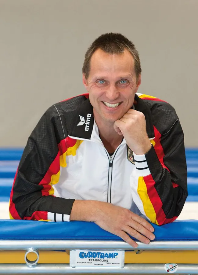 Trampolin-Bundestrainer Michael Kuhn freut sich auf die Deutschen Meisterschaften in seiner Heimat