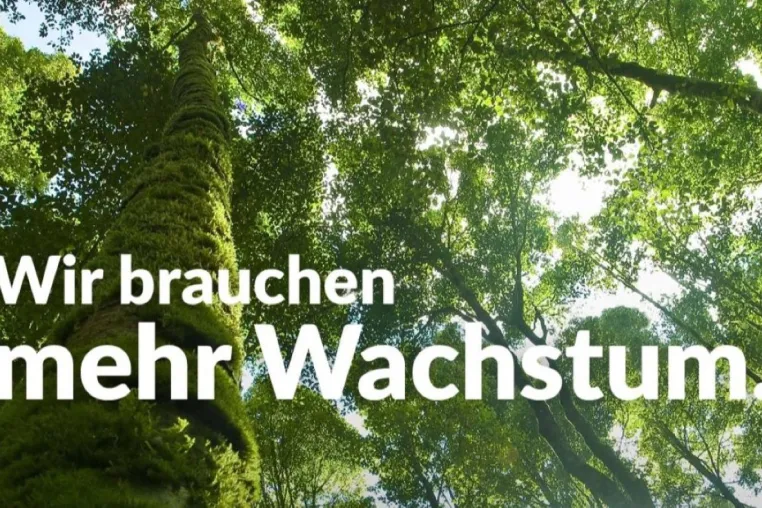 Bild: Kampagne im September: “Wir brauchen mehr Wachstum.“ – aber anders 